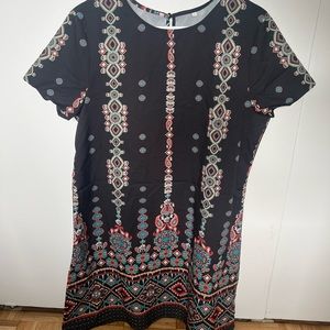 Tribal Print Mini Dress